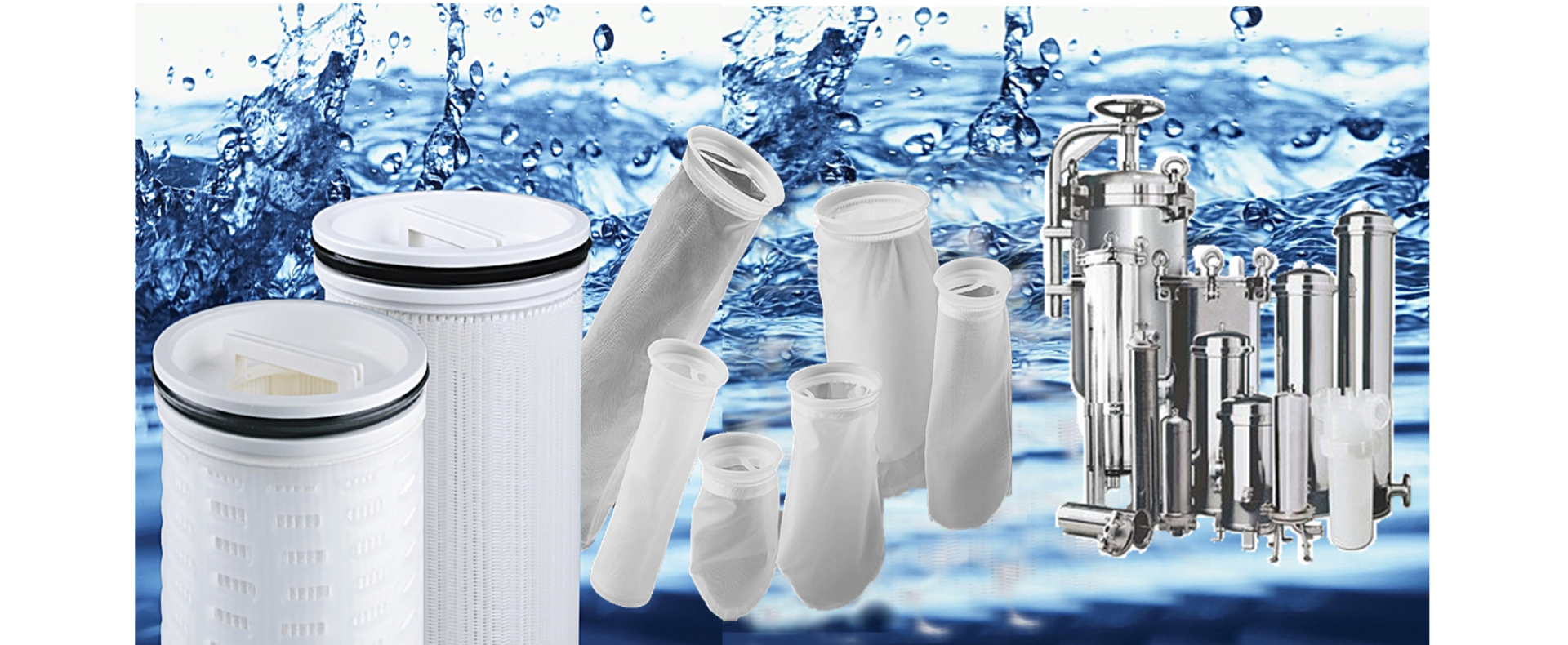 Filtros de <b>Bolsa</b>&nbsp;y<br>Filtros <b>Cartucho</b><br>