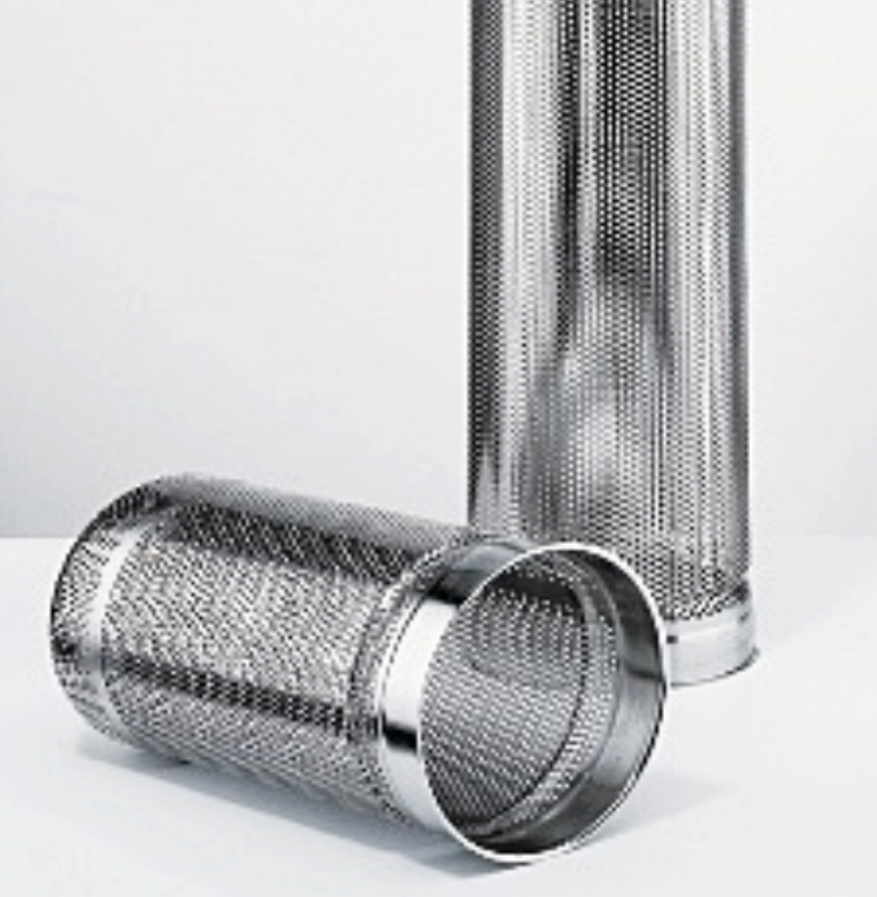 Cestos em inox perfurado